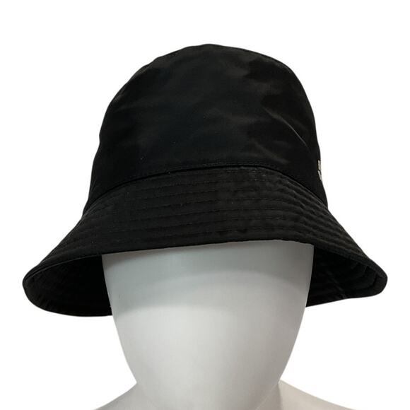 Isabel Marant Nylon Black Haley Bucket Hat Size 57 NWT main image 4